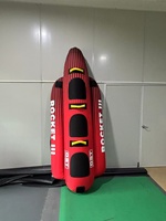 Fabricant d'origine : Bateau banane gonflable en PVC écologique trois places, résistant aux fuites, pour le ski nautique, modèle durable