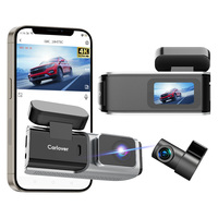 Caméra embarquée WIFI AI 4K avec caméras avant et arrière, enregistrement en boucle, capteur G, enregistreur vidéo, garantie 1 an, caméra embarquée pour voitures