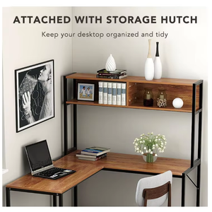 Zeitgenössisches <span class=keywords><strong>Design</strong></span> Lern- und Bürotisch Moderner Schlichter Schreibtisch mit Bücherregal für Chef und <span class=keywords><strong>Computer</strong></span> - Product Image 4