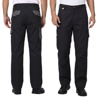 Pantalon de travail cargo personnalisable en polyester-coton Ripstop résistant à l'abrasion avec plusieurs poches pour personnalisation d'entreprise