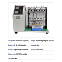 Testeur de flexion de câbles, machine d'essai de flexion de câbles, équipement d'essai de fatigue de flexion de fils électriques, UL817