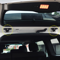 Yifeng pour Land Cruiser 250 LC250 Prado 2024-2026 Cache-vis de loquet de hayon, garniture de protection de charnière, accessoires intérieurs en ABS