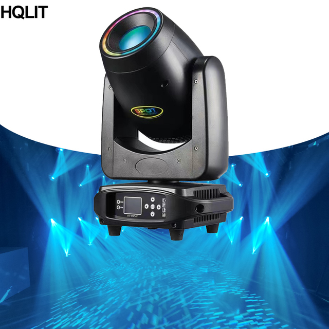 200W BSW 3in1 Lyre Sharpy LED for Light with Gobos and 18Prism DMX512 Control CRI90 for Disco/Club/Party Events