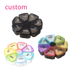 <span class=keywords><strong>Pilulier</strong></span> hebdomadaire personnalisé avec logo, <span class=keywords><strong>pilulier</strong></span> portable détachable <span class=keywords><strong>matin</strong></span> et <span class=keywords><strong>soir</strong></span>, <span class=keywords><strong>pilulier</strong></span> de voyage double rangée - Product Image 3