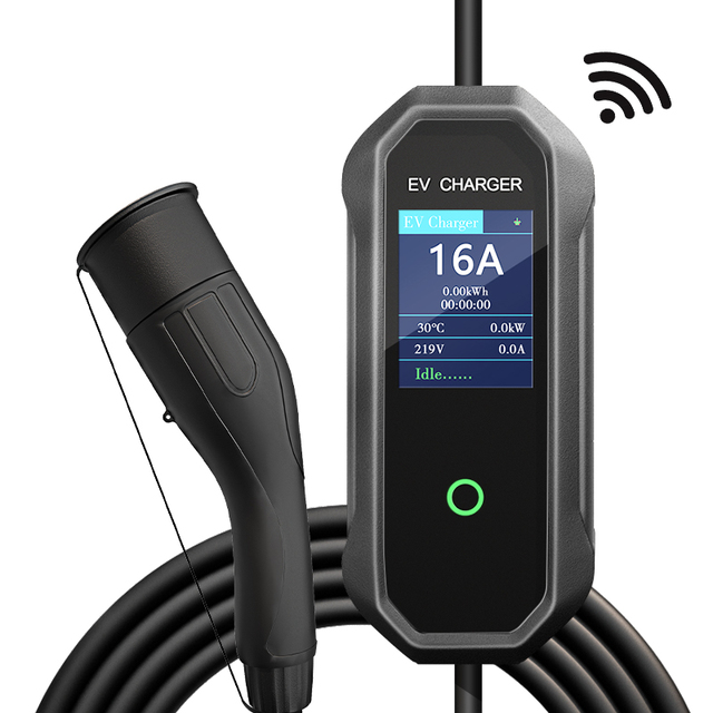 New JNTIMUYA T1-7 7KW High Power Portable EV Charging Station Smart Type 2 Universal
