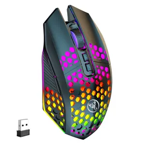 Hot sale 2.4G Rechargeable colorful 7D ABS 500mA usb wireless mouse for laptop and PC