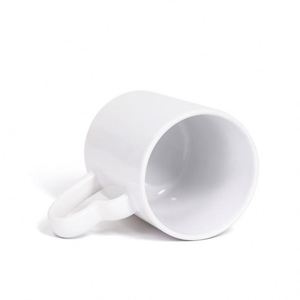 Tasses à café en céramique de 11 oz pour sublimation avec poignée, intérieur coloré, vierges pour personnalisation - Product Image 3