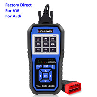 Nouveau Scanner Automobile KONNWEI KW450 2026 pour Systèmes Complets VW : Codage d'Injecteurs, Réglage de Suspension et de Phares, SAS