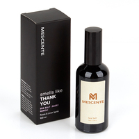 Mescente 100ml Noir Parfum De Luxe Parfum Diffuseur Arôme Parfum Chambre Vaporisateur Bouteilles pour Voitures pour La Maison