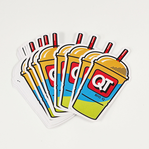 Etiqueta Adhesiva de Vinilo para Botellas con Impresión de Logotipo de Marca Personalizada, Calcomanía Personalizada, Adhesivo de PVC Impermeable con Diseño de Dibujos Animados, Etiqueta Troquelada al por Mayor - Product Image 5