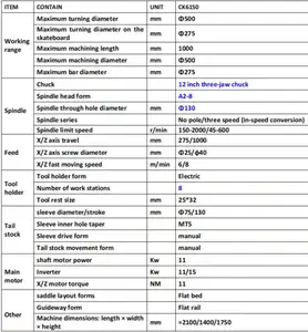 油圧チャックCK6150CNC工作機械中国工場