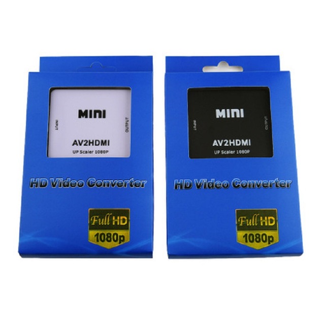 1080P HDIMIes Video Converter Box For PS2 PS3 Xboxes 360 Mini AV To HDIMIes Video Audio Adapter