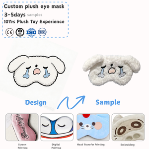 Fabricante <span class=keywords><strong>de</strong></span> Juguetes <span class=keywords><strong>de</strong></span> Peluche Personalizados, Antifaz Suave para <span class=keywords><strong>Dormir</strong></span>, Antifaz <span class=keywords><strong>de</strong></span> Peluche Personalizado - Product Image 1