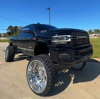 Jantes profondes personnalisées 22x10 22x12 6 trous pour camion 6x5.5 5x5.5 Bronze Aluminium Jantes de semi-remorque pour Ford F150 F250 RAM GMC
