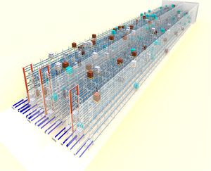 <span class=keywords><strong>Rgv</strong></span>/RS pour entrepôt automatique d'aliments, avec véhicule à rail - Product Image 1