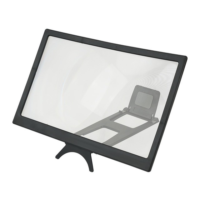 T6 Curved Screen Phone Screen Amplifier 12 Inch Phone Amplifier HD Phone Holder