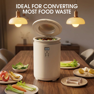 Machine de compostage des déchets alimentaires pour la cuisine, inodore, silencieuse (moins de 40 dB), avec décomposition enzymatique ou microbienne - Product Image 1