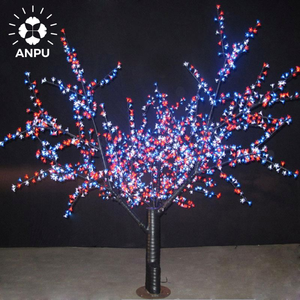 ANPU-Decoración Led para árbol de Navidad, árbol de flores de cerezo, <span class=keywords><strong>Arbol</strong></span> Led de Navidad, 4x2,8 m - Product Image 1