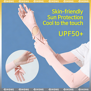 Manicotti a compressione da ciclismo per uomo e donna, con protezione solare UV, per pallavolo e baseball, con stampa sublimatica Bolt College, all'ingrosso - Product Image 2