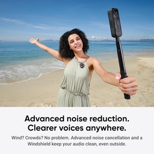 Microphone sans fil Insta360 Mic Air Lavalier (1 émetteur 1 récepteur) à réduction de bruit, portée de 300 m, type C, plastique, iPhone/Android/PC/Mac, Vlog - Product Image 5