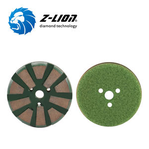 कंक्रीट के लिए डायमंड फ्लोर पीस पैड धातु बांड हुक और लूप फास्टनर - Product Image 2