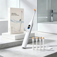 Brosse à dents électrique automatique à vibration et oscillation, étanche, avec écran intelligent pour le blanchiment des dents, dernière version USB