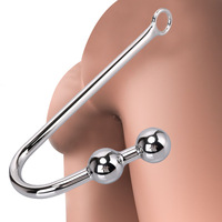 Plug anal en acier inoxydable pour hommes et femmes, dilatateur, boule anale, jouet sexuel pour adultes