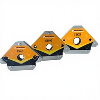 Localisateur de soudure métallique, outil d'aide à l'angle fixe, triangle de fixation robuste, positionnement magnétique puissant, capacité de 25-75 kg