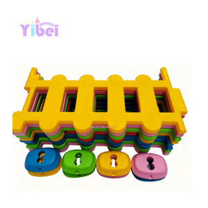 Morbido parco giochi per interni/esterni in plastica colorata gioco di recinzione Pe all'aperto Soft Play per bambini box per bambini - Product Image 3