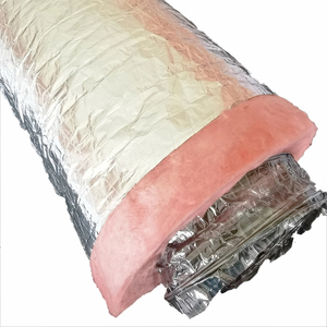 R6 R8 HVAC hệ thống ống linh hoạt cách Nhiệt Cách Nhiệt ống 30mm nhiệt độ cao linh hoạt Ống cách điện Polyester ống dẫn không khí - Product Image 2