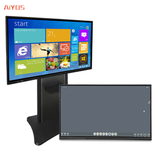 Ngón tay cảm ứng thông minh Bảng bằng văn bản tương tác phẳng 55 65 75 85 98inch 4K UHD với máy ảnh thông minh Bảng Trắng ifdp - Product Image 1