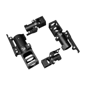RJXHOBBY 20/25/30/40mm Abrazadera de Tubo de Aleación de Aluminio Tipo Paraguas para Brazo de Dron, Conector de Tubo Tipo Paraguas, Negro - Product Image 4