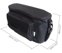 Sac de rangement multifonctionnel pour poussette, sac de rangement avec fermeture à glissière, grande capacité, léger