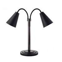 Lampe chauffante alimentaire commerciale portable, chauffe-plat électrique sur pied en fer, design élégant, économie d'énergie, température réglable