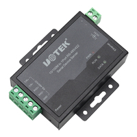 Servidor de Dispositivos Seriales UOTEK 10/100M TCP/IP Modbus RS-485 con Protección ESD de 4KV, Clasificación IP30, DC 5-12V, MCP VCOM UT-6801BMT