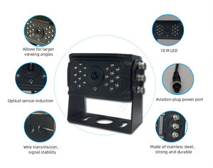 Heavy-Duty IR tầm nhìn ban đêm xe tải sao lưu máy ảnh không thấm nước xe chiếu hậu đảo ngược với 1 năm IP68 bảo hành cho xe buýt gặt đập - Product Image 3