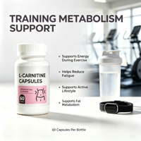 Cápsulas de Extracto Herbal de Marca Privada para Bajar de Peso, Píldoras de L-carnitina Herbal