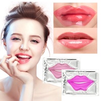 Masque en gel pour les lèvres au collagène cristallin, à l'aloe vera et à la cerise, hydratant, repulpant, éclaircissant, végétalien, avec logo personnalisé, OEM, ODM