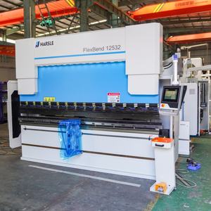 HARSLE-Máquina dobladora hidráulica para doblar metales, máquina dobladora plegadora CNC totalmente automática - Product Image 1