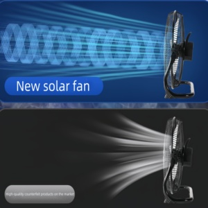 Nuevo Ventilador Solar CZ, Impermeable, Portátil y Duradero para el Hogar, Campamentos y Picnic, de Alta Calidad y Personalizable - Product Image 6