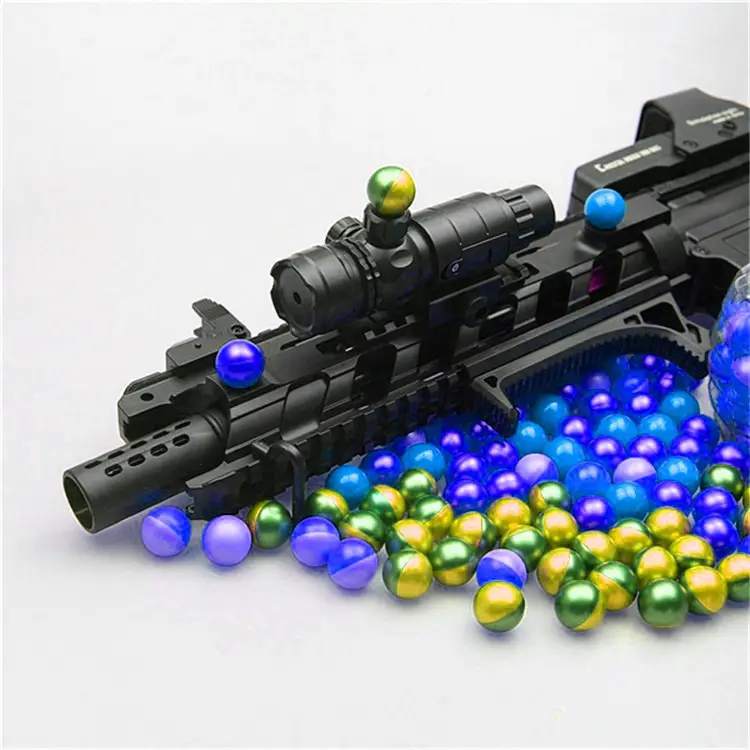 เกมยิงกลางแจ้งโรงงานจีนโดยตรง0.50/0.68ความสามารถที่มีสีสันที่กำหนดเอง Peg Ball เพนท์บอลสำหรับปืนเพนท์บอล