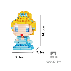Creativity DIY Cartoon fairy Tale Characters <strong>Mermaid</strong> Princess Nano <strong>Block</strong> Bricks Building <strong>Blocks</strong> Toy Gift Boy and <strong>Girl</strong> OPP Bag - Product Image 5