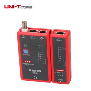 Détecteur de réseau UNI-T UT681C RJ45 RJ11 BNC Ethernet LAN, localisateur de ligne téléphonique, testeur de câble - Product Image 2