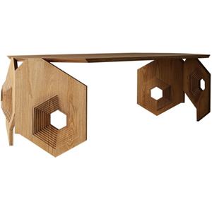 Juegos de Mesas de Comedor Modernos de Lujo en Madera Sólida, Mesa de Comedor de Madera para Cocina - Product Image 1