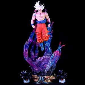 ใหม่52ซม. อะนิเมะ GK dbz Super Saiyan สัญชาตญาณพิเศษกุญแจของ egoism goku ฟิกเกอร์แอ็คชั่นพร้อมของเล่นโมเดล PVC น้ำหนักเบา - Product Image 3