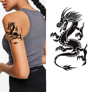 Pegatinas <span class=keywords><strong>de</strong></span> <span class=keywords><strong>tatuaje</strong></span> temporal <span class=keywords><strong>para</strong></span> hombres <span class=keywords><strong>de</strong></span> nuevo estilo, diseño <span class=keywords><strong>de</strong></span> animales no tóxicos, brazo, pierna, <span class=keywords><strong>hombro</strong></span>, transferencia <span class=keywords><strong>de</strong></span> agua, Material <span class=keywords><strong>de</strong></span> papel TBS - Product Image 2