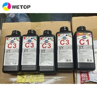 Tinta UV C3 Universal CMYKW Color Impresión digital Tintas UV