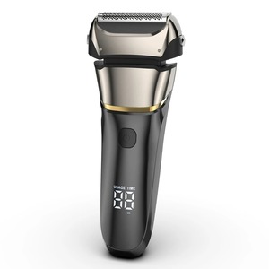 Potente Afeitadora para Hombres, Recortadora de Barba Facial Húmeda y Seca, Máquina de Afeitar con Lámina, Recargable, Rotatoria, 7 Cabezales, Afeitadora Eléctrica Portátil - Product Image 1