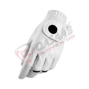 Buena calidad Blanco-Cabretta Guantes de golf de cuero Nueva colección Guantes de golf de cuero Sin forro-Negro Guantes de golf con logotipo personalizado - Product Image 5