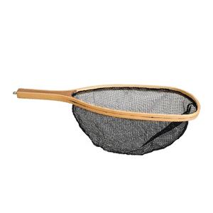 Draagbare Houten Handvat Visnet Beek Rubber Vlieg Visnet Schepnet Stroomnet - Product Image 1
